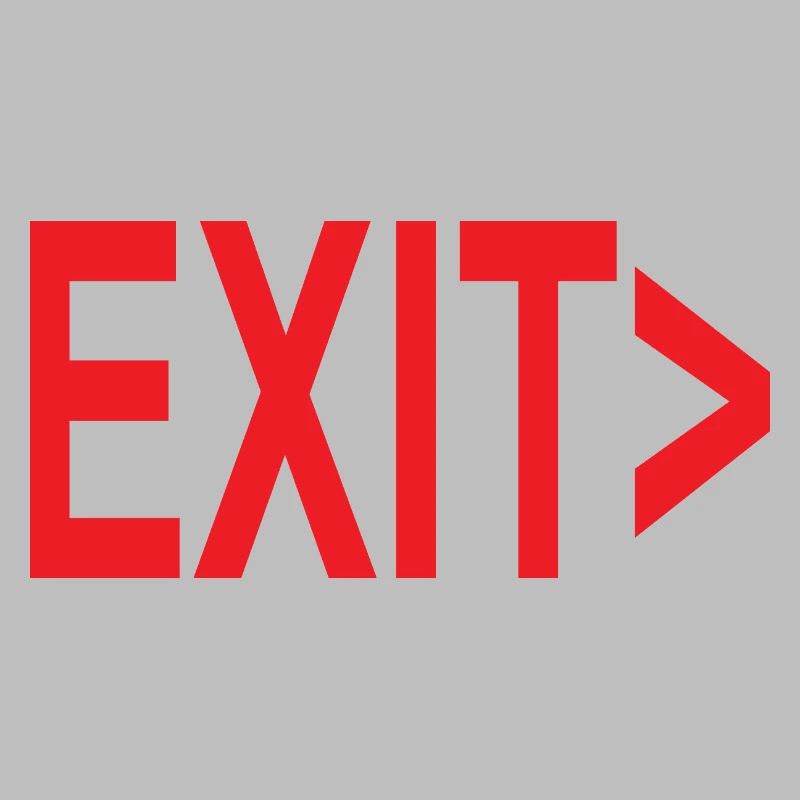 Exit / Exit / Emergency Exit