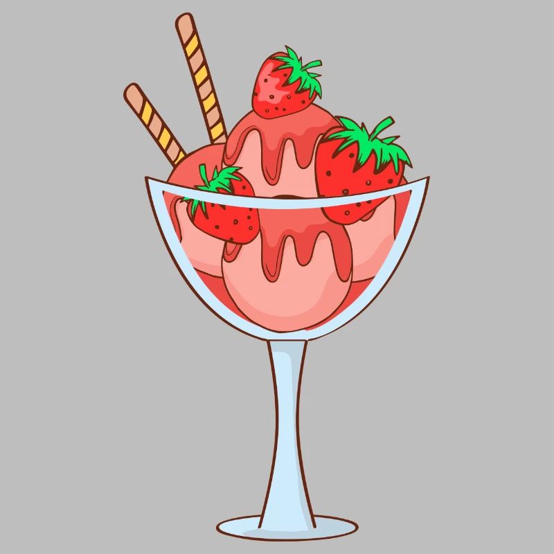 Eis Speiseeis Eiskrem Eiscreme Kugeleis Eisbecher