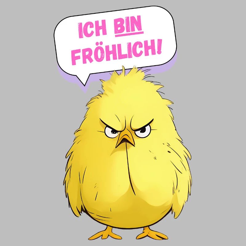 Grumpy Chicken - I'm Cheerful