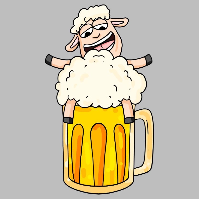 Bier Schaf Comic