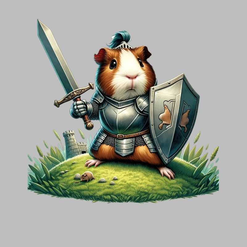 Knight Guinea Pig Tiny Castle Defender