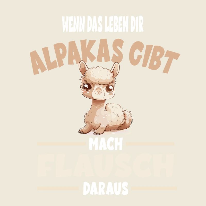 Wenn Das Leben Dir Alpakas Gibt Mach Flausch