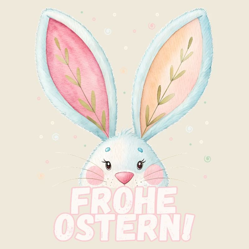 Joyeuses Pâques ! Lapin de Pâques mignon