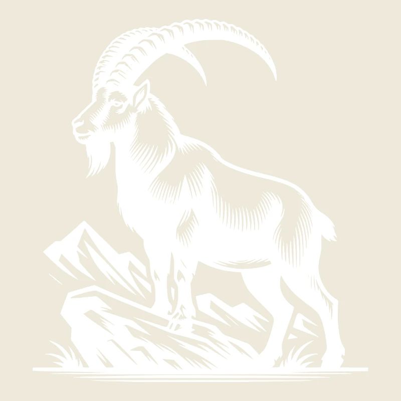 Capricorne avec d’énormes cornes