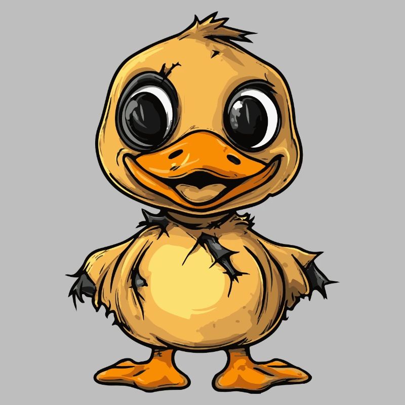 Duck Halloween Comic Funny