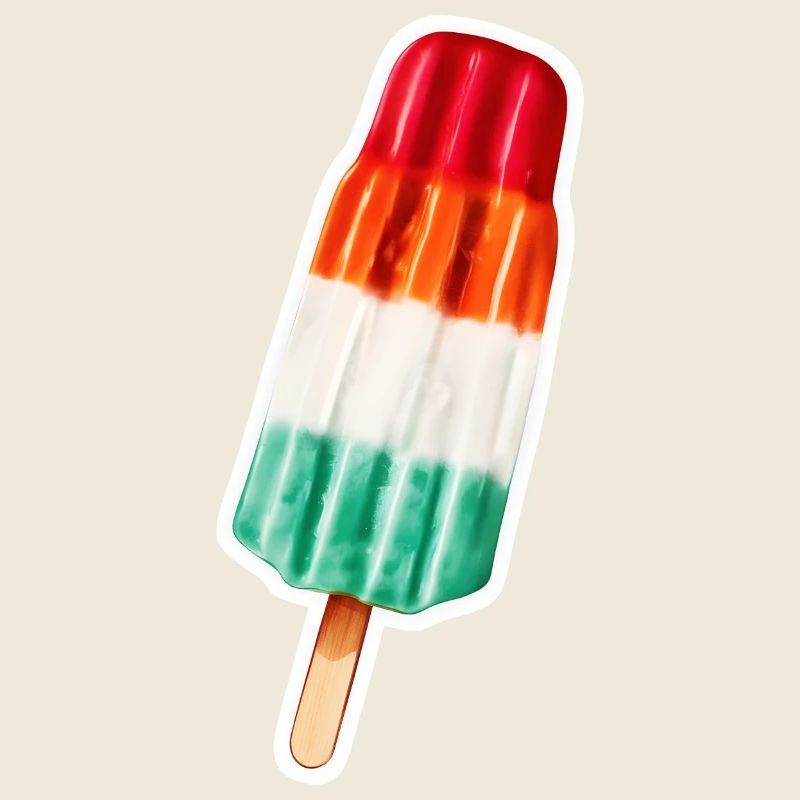 POPSICLES DANS UN LOOK RÉTRO COLORÉ