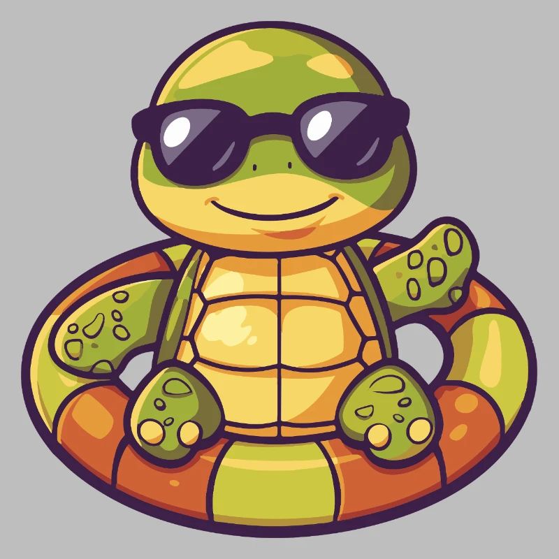 Turtle Comic Cool