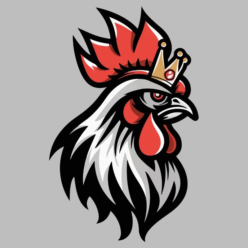 Rooster Head Crown