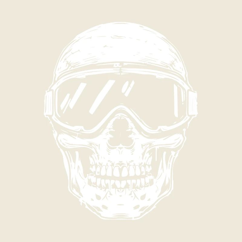 Skull Ski Goggles