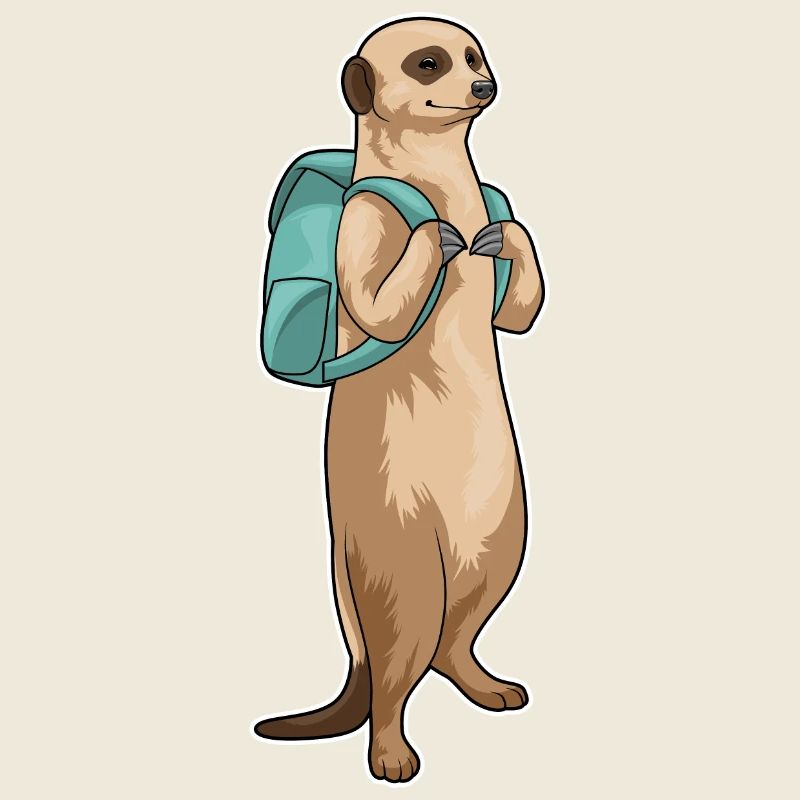 Meerkat School Backpack