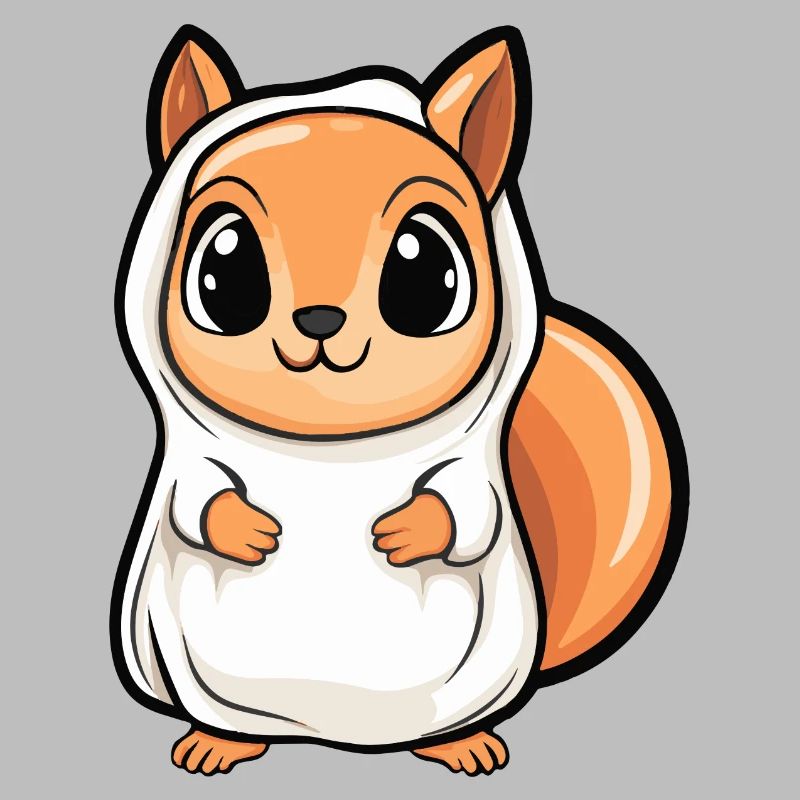 Eichhörnchen Halloween Lustig Geist