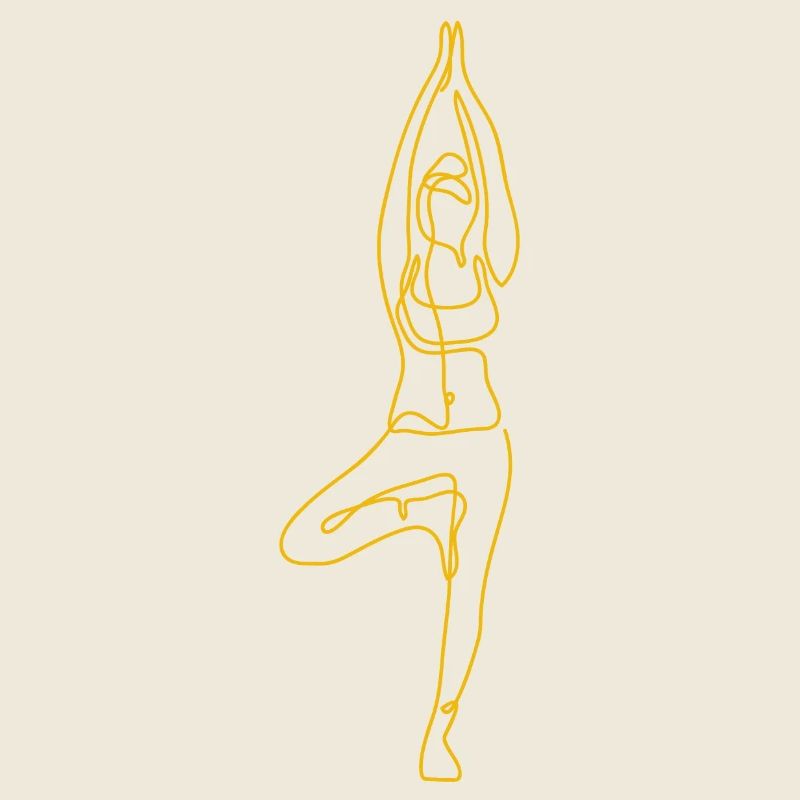 2 Yoga Vrikshasana oder der Baum | 2. Goldene Flamme