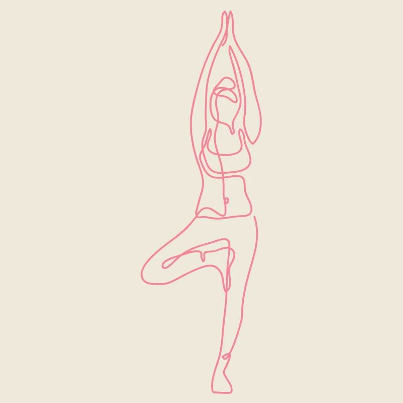 2 Yoga Vrikshasana oder der Baum | 3. Rosa Flamme