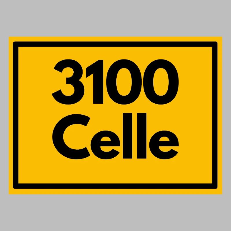 Panneau de lieu - puis rétro ancien code postal 3100 CELLE