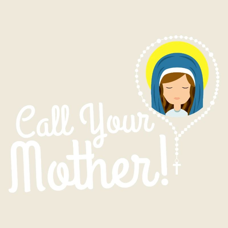 Nenne deine Mutter Illustration Tee