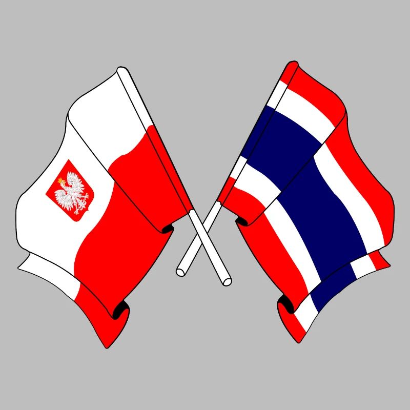 Drapeau Pologne, Thaïlande