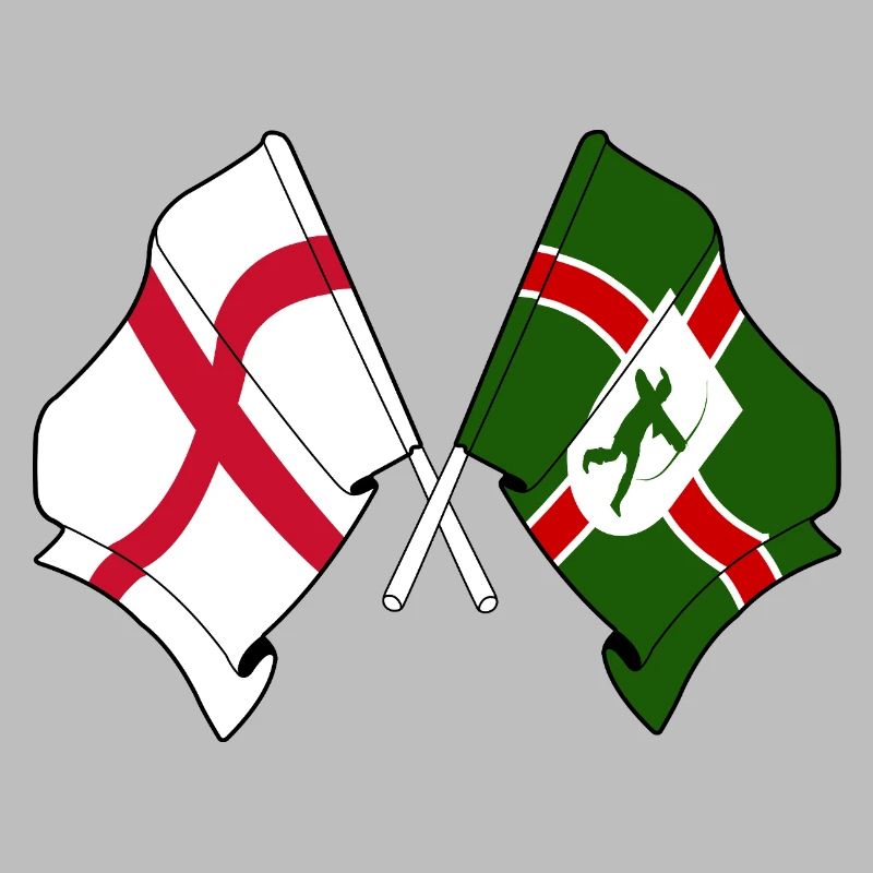 Drapeaux du Nottinghamshire × Angleterre