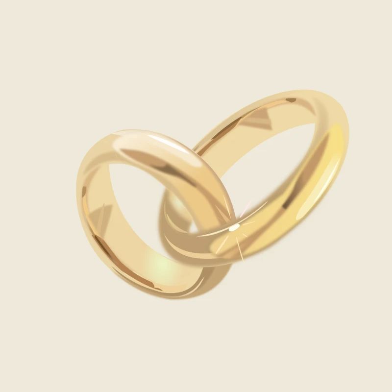 Der goldene Ehering