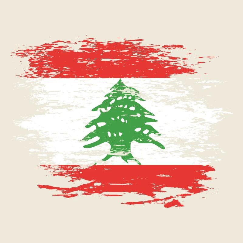 Drapeau du Liban utilisé
