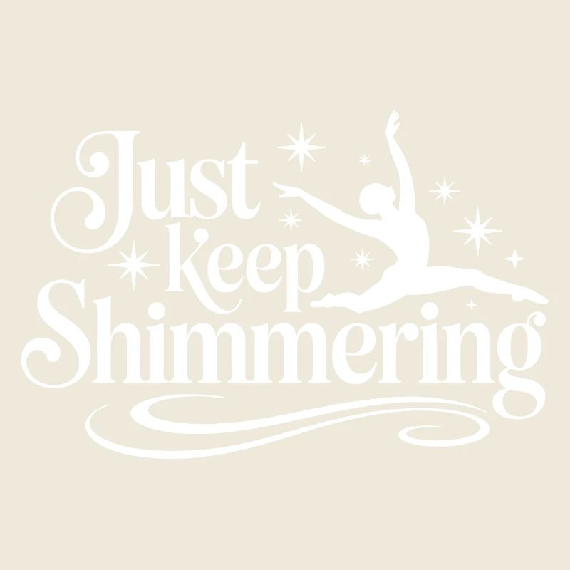 Schimmern Sie einfach weiter Synchronschwimmer