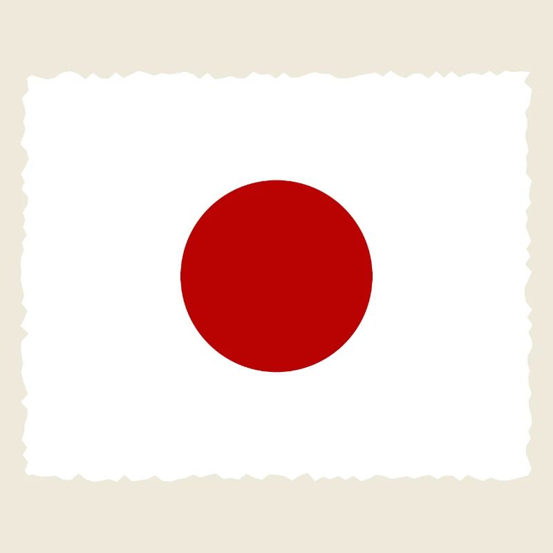 Drapeau du Japon utilisé Look Nihon drapeau japonais