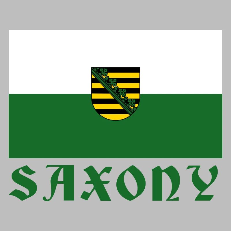 Conception de l’emblème du drapeau de la Saxe