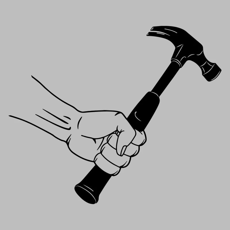 Hammer in der Faust