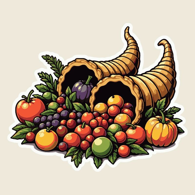Autumn Harvest Cornucopia