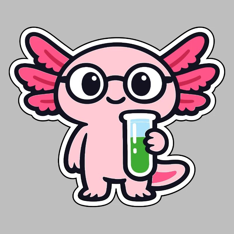 Small Labcreature with wings axolotl