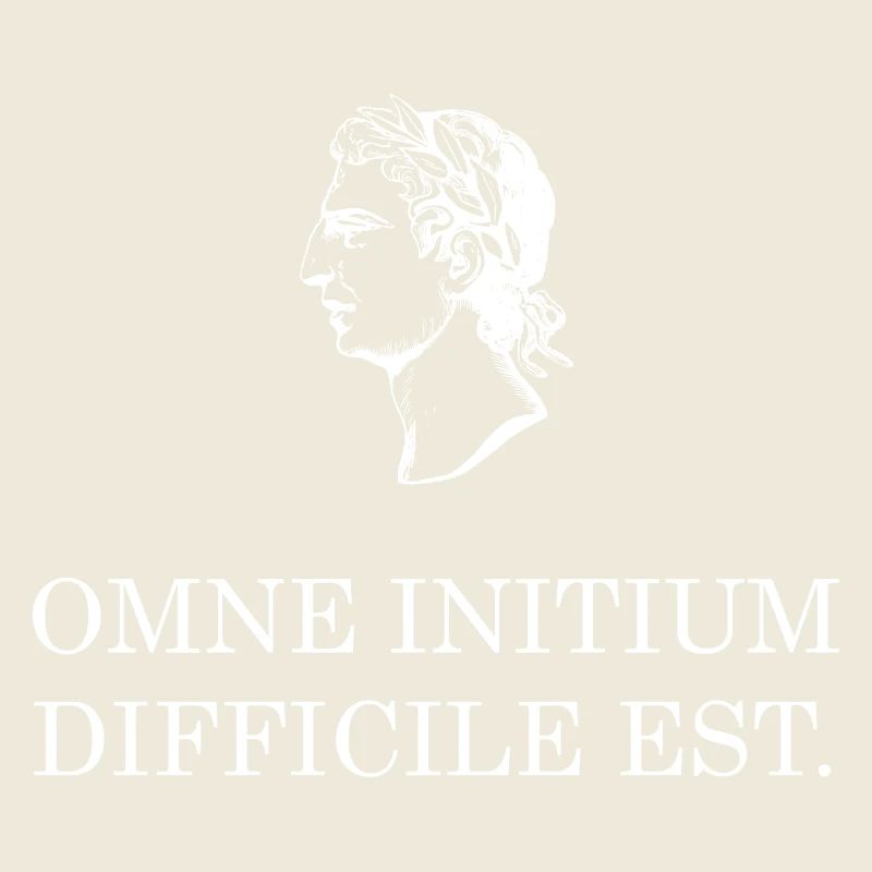 all beginning is difficult latin white