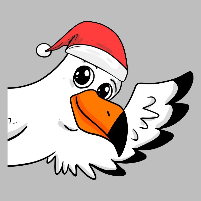 Möwe Weihnachten