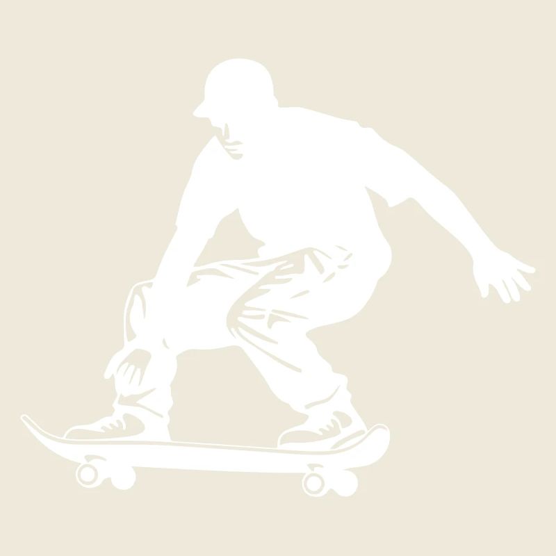 Skateboarding Mann Silhouette Skateboard