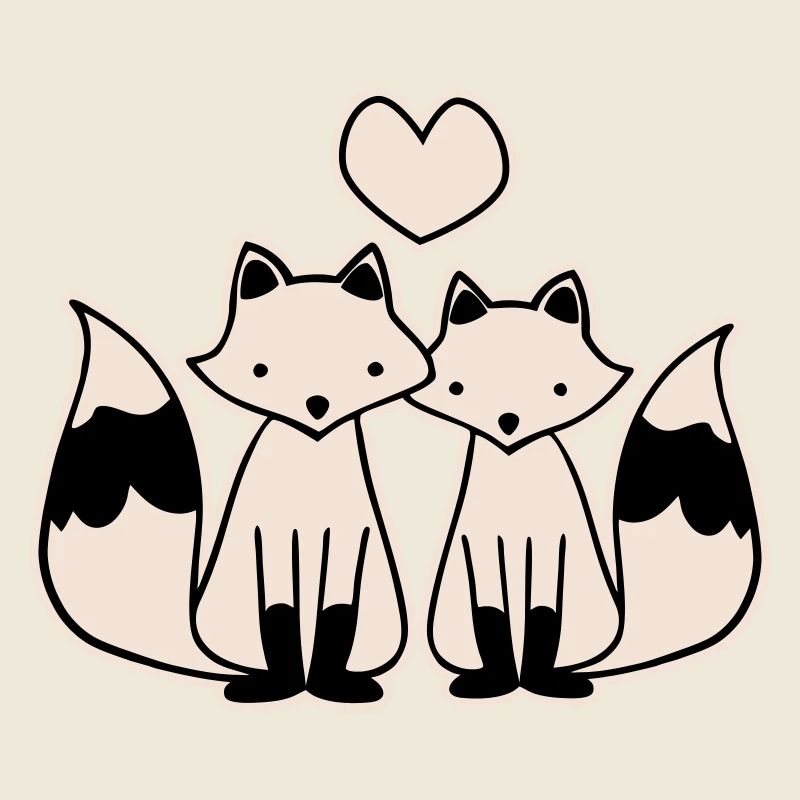Renards amoureux