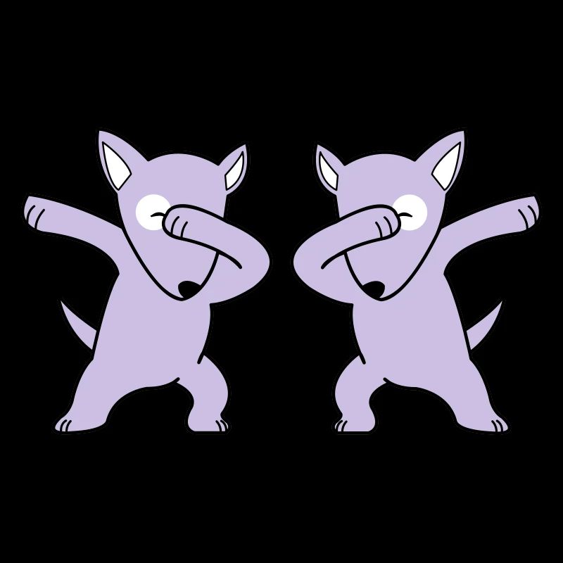 dog dabbing