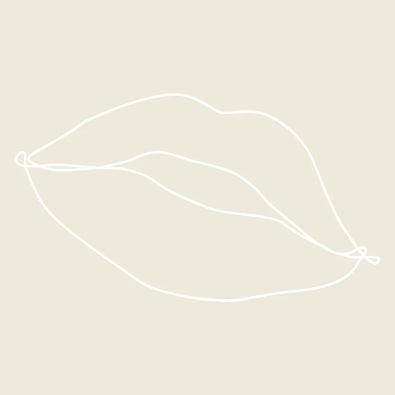 Lèvres dessinées