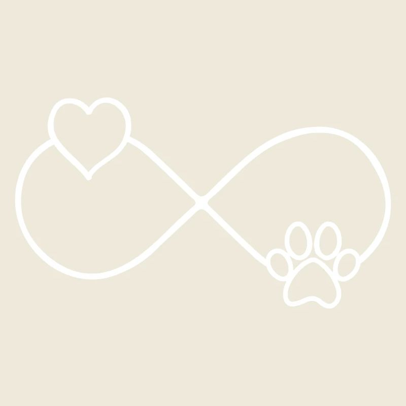 Dog Paw Love Forever