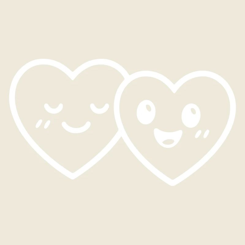 Hearts Couple Love