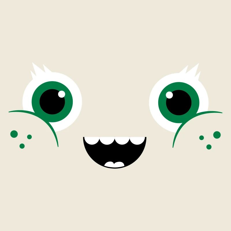 Drôle et mignon de Kawaii Visage Comic / Smiley