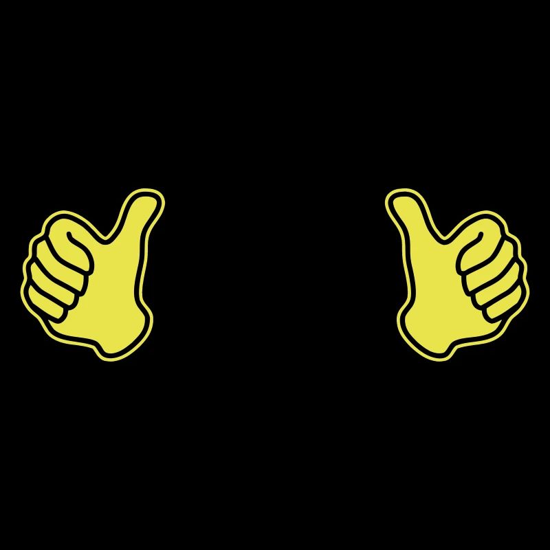 Daumen hoch - dieser Typ - thumbs up