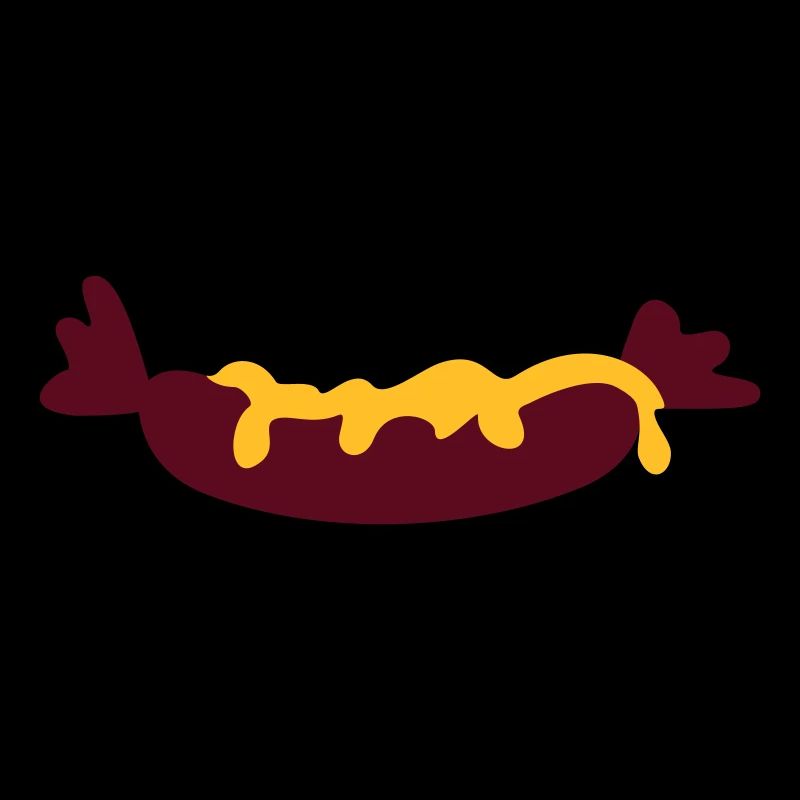 Wurst mit Senf / sausage with mustard (2c)