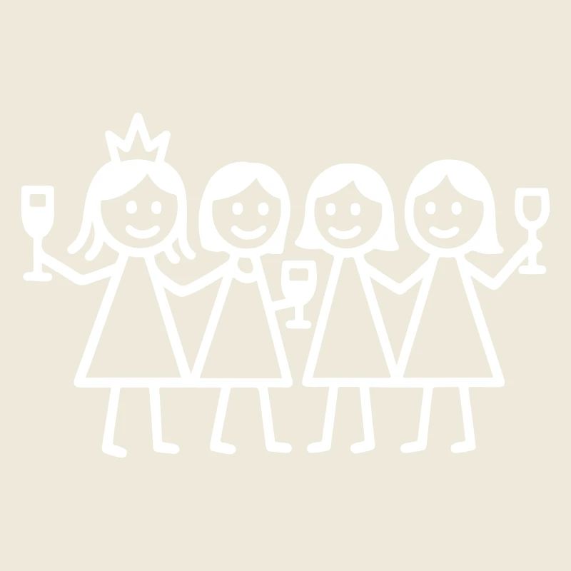 Junggesellinnen Crew Mädels Party