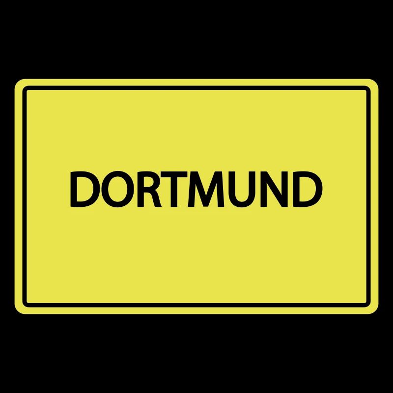 Panneau de la ville Dortmund