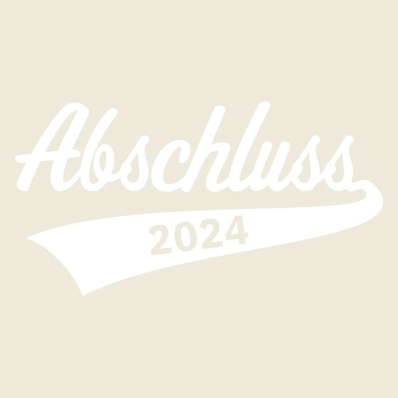 Abschluss – 2024 (Schulabschluss / White)
