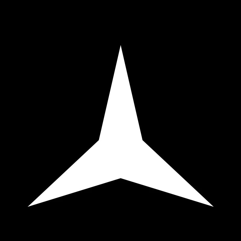 stern 3 zacken 2 farbig