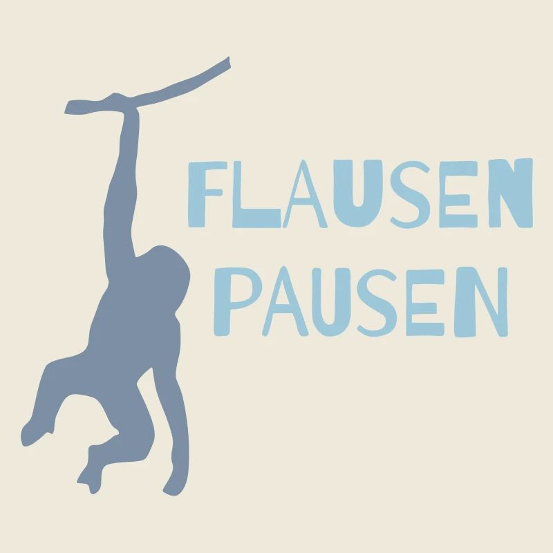 Flausen Pausen, chillender Affe