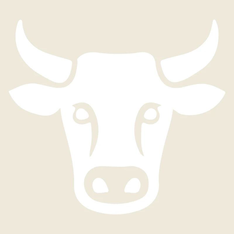 Tête de bovin vache