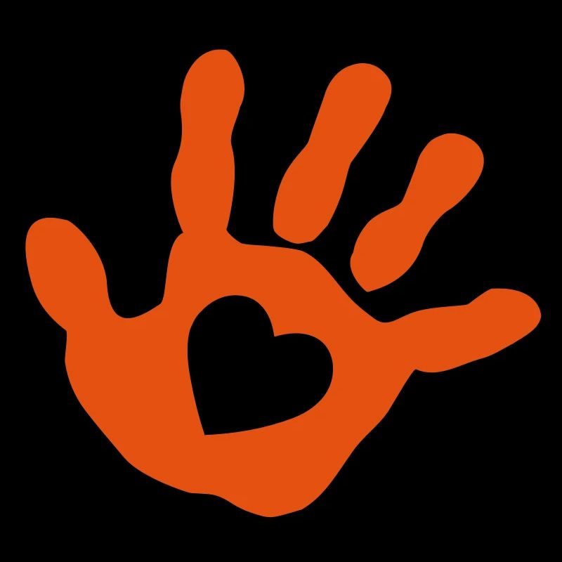 baby - hand - handprint - heart