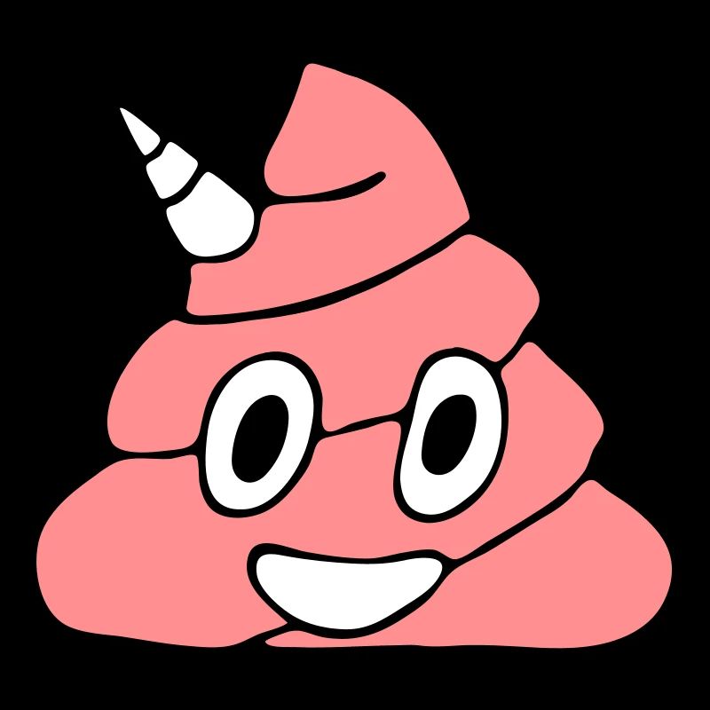 Pinker Einhorn Kackhaufen