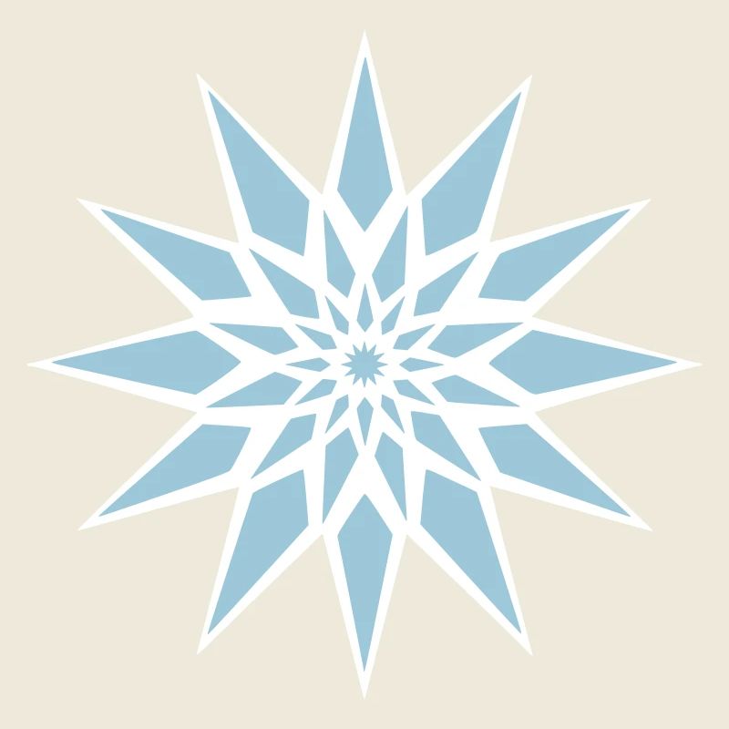 Cristal de glace étoilée