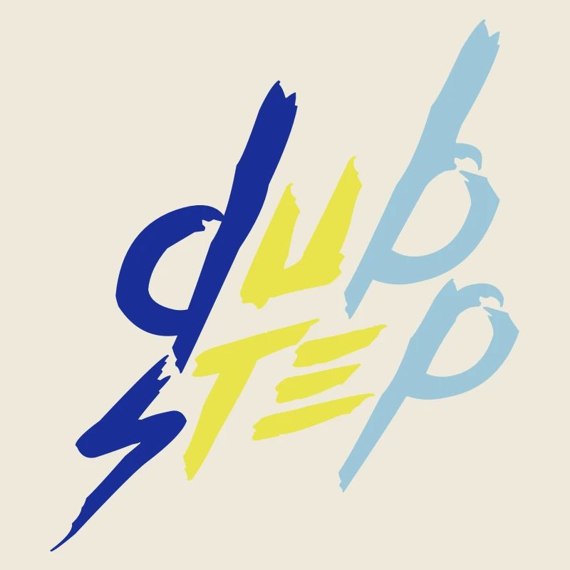 Dub Step Techno Musique Party Club Texte Lettrage
